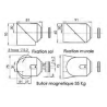 Butée magnétique composite Portac