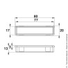 Embout en Composite de 80x20 Portac